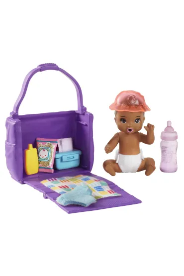 Barbie Lalka dziecko + akcesoria GHV86 Mattel
