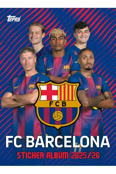 Album z naklejkami FC Barcelona Sticker album 2025/26