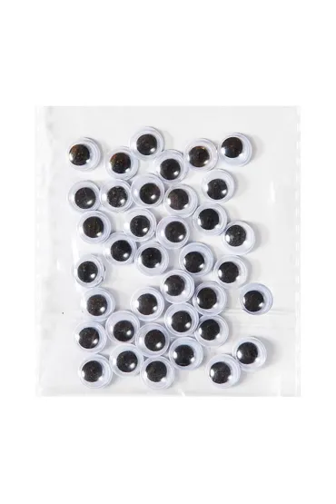 Dalprint Samoprzylepne ruchome oczka 8mm 36 szt