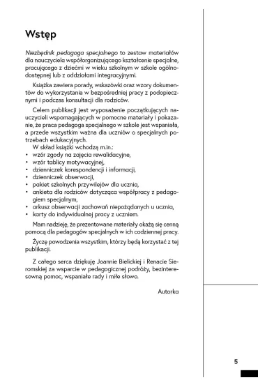 Niezb�dnik pedagoga specjalnego. Materia�y dla nauczyciela wsp�organizuj�cego kszta�cenie specjalne w szkole og�lnodost�pnej lub z oddzia�ami integracyjnymi - Paulina Zaj�c