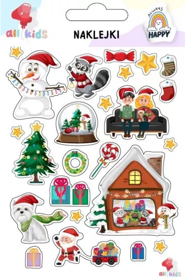 All4Kids Naklejki dla dzieci Bo�e Narodzenie 1