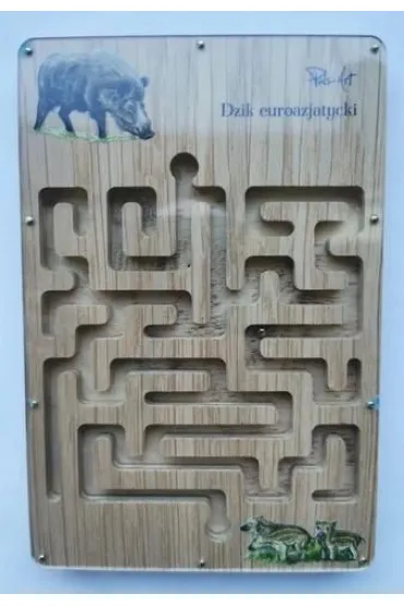 Puzzle Labirynt przyrodniczy Dzik euroazjatycki Puls-Art
