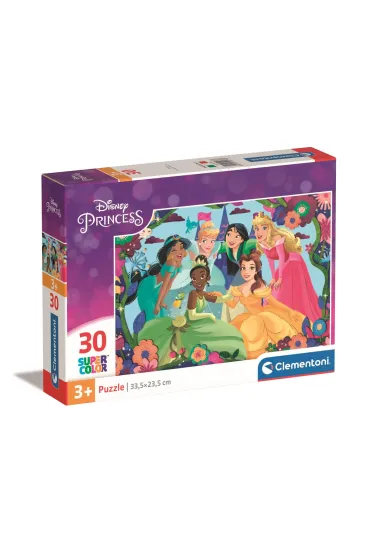 Puzzle 30 el. SuperColor. Disney Princess Clementoni