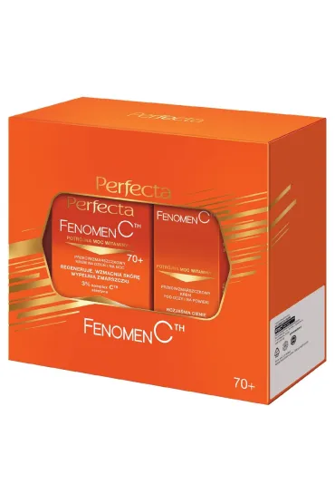 Perfecta Zestaw Fenomen C 70+ przeciwzmarszczkowy krem do twarzy na dzie� i na noc + przeciwzmarszczkowy krem pod oczy 50 ml + 15 ml