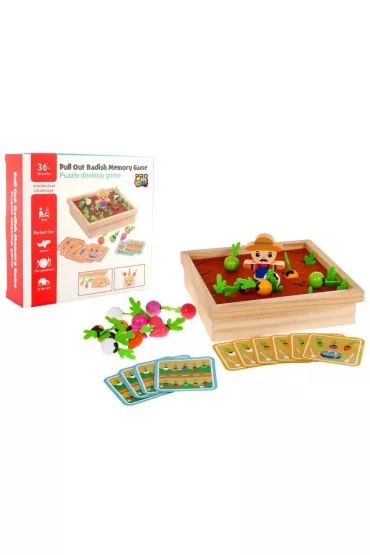 Memory drewniane Og�dek warzywny Pro Kids