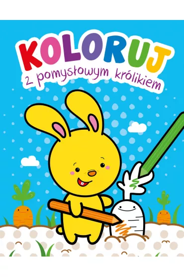 Koloruj z pomys�owym kr�likiem