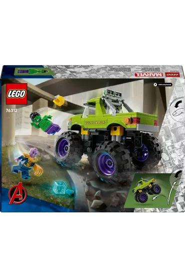 LEGO Marvel Monster truck Hulka kontra Thanos 76312
