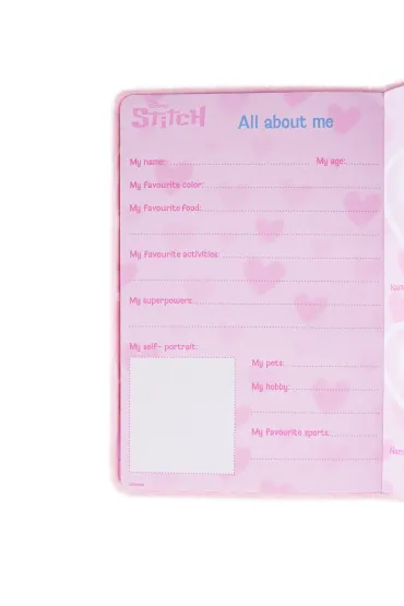Coolpack, Notes A5/80k. zapi�cie Disney Fluffy Stitch - Pink (99527PTR)