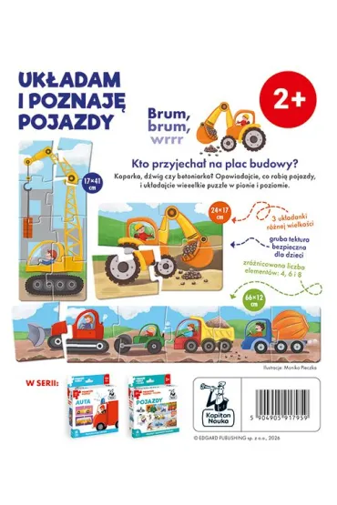 Pierwsze du�e Puzzle Plac budowy Kapitan Nauka Edgard - Monika  Pieczka