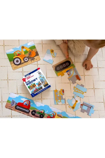 Pierwsze du�e Puzzle Plac budowy Kapitan Nauka Edgard - Monika  Pieczka