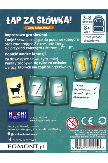 �ap za s��wka Gra karciana Egmont - Hartwig Jakubik