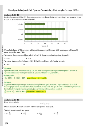 KSIAZECZKA EDUK A4 TESTY OSMOKLASISTY MATEMATYKA - Marzena Wieczorek