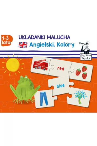 Puzzle Kapitan Naka. Uk�adanki malucha. Angielski. Kolory Edgard - Monika  Karpi�ska