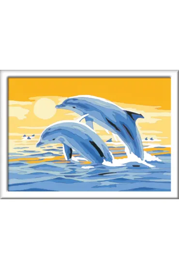 Malowanie po numerach CreArt - Delfiny Ravensburger