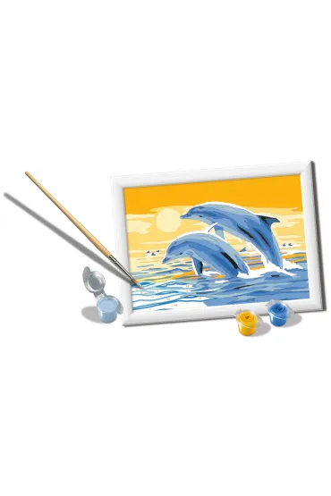 Malowanie po numerach CreArt - Delfiny Ravensburger