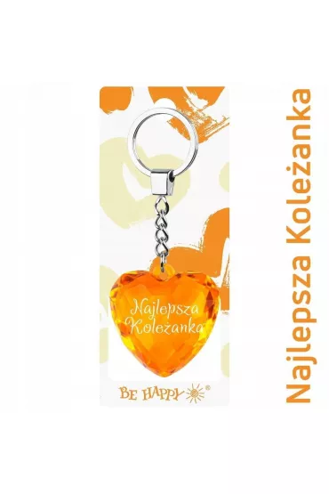 Be-Happy Gifts Brelok serce Najlepsza Kole�anka