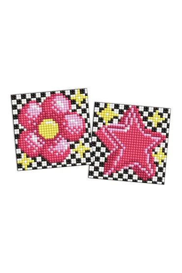 Diamentowa mozaika na magnes - LOL Kwiat 9x9cm Ideyka