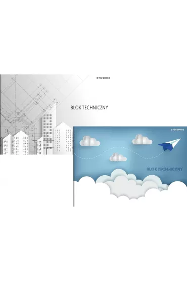 Blok techniczny Top 2000 Basic A4 140g 10 kartek