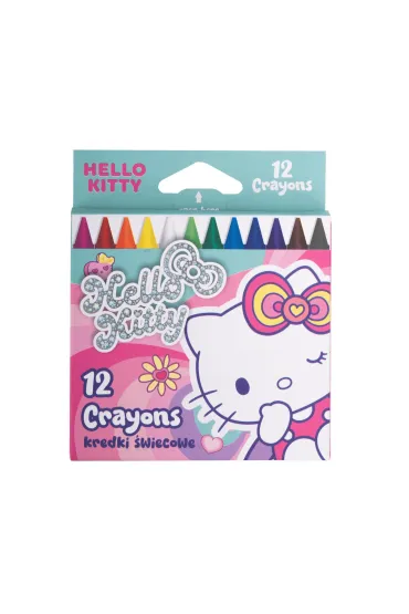 Kredki woskowe 12kol Hello Kitty CoolPack PATIO 10548PTR