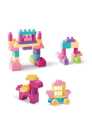 Kids Blocks klocki r�owo-fioletowe 50el