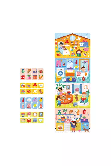 CzuCzu. Puzzle 24 el. Co robimy w domu Bright Junior Media