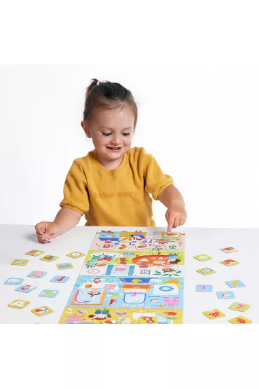 CzuCzu. Puzzle 24 el. Co robimy w domu Bright Junior Media