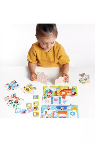 CzuCzu. Puzzle 24 el. Co robimy w domu Bright Junior Media