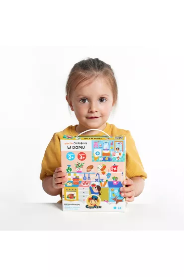 CzuCzu. Puzzle 24 el. Co robimy w domu Bright Junior Media