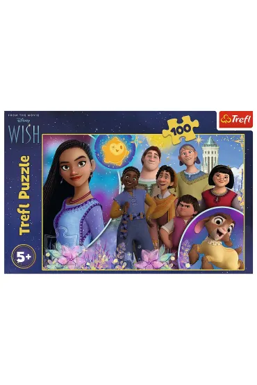 Puzzle 100 el. �yczenie Trefl
