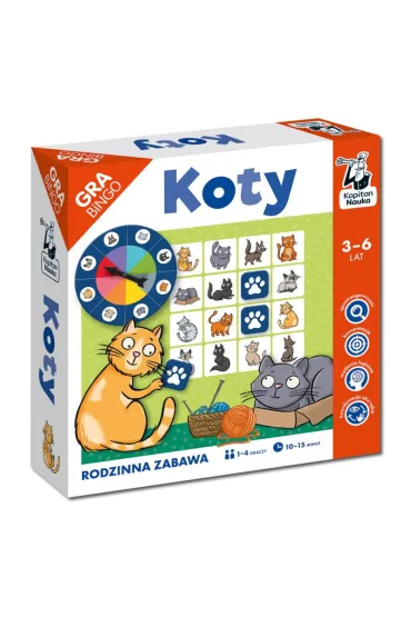 Gra Bingo Koty Kapitan Nauka