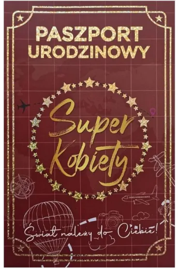 Yeku Karnet Urodziny Nowy paszport damskie