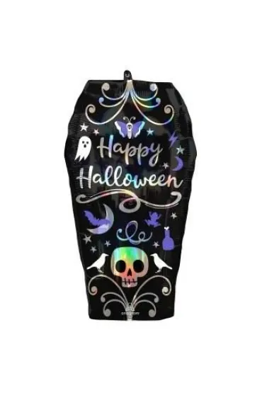 Amscan Balon foliowy SuperShape Iridescent Coffin 38x68cm