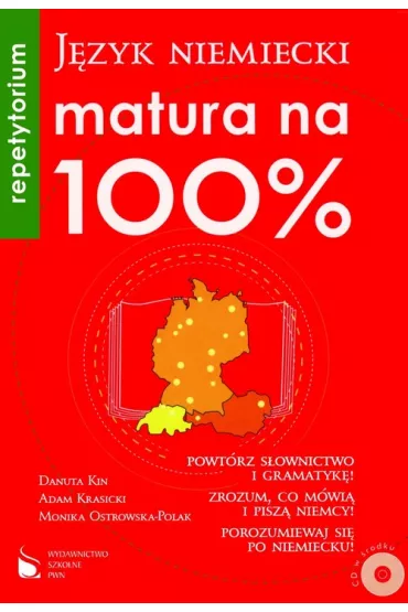 Matura na 100%. J�zyk niemiecki. Repetytorium z p�yt� CD - Adam Krasicki, Danuta Kin
