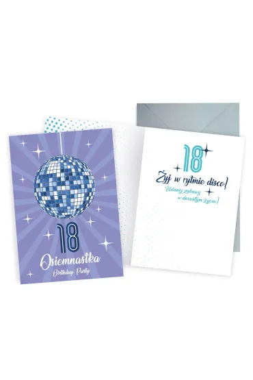 Kukartka Karnet Urodziny 18