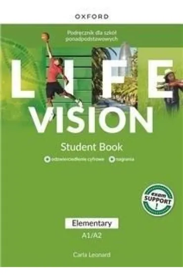 Life Vision. Elementary A1/A2. Podr�cznik + wersja cyfrowa + multimedia - Carla Leonard