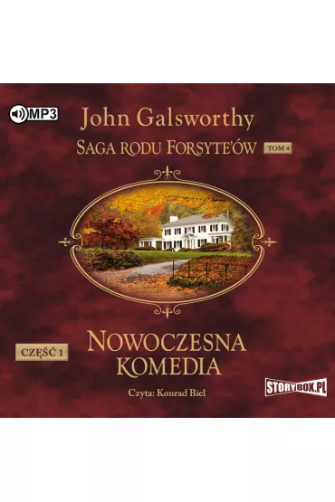 Audiobook Bia�a ma�pa. Saga rodu Forsyte'�w. Tom 4. Nowoczesna komedia. Cz�� 1 CD - John Galsworthy