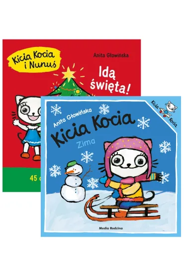 Pakiet: Kicia Kocia i Nunu�. Id� �wi�ta, Kicia Kocia zima - Anita G�owi�ska