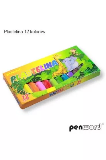 Penword Plastelina 12 szt.