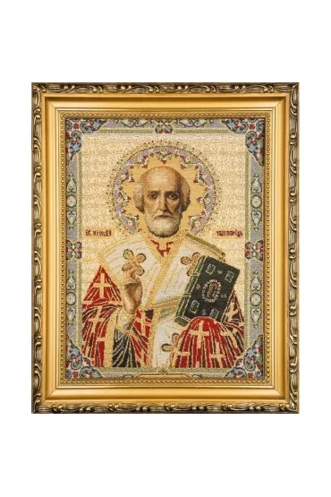 Obraz Haftowany �w. Miko�aj 27,5x22cm