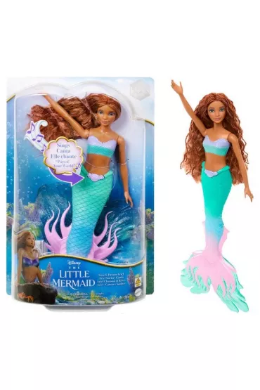 Disney Ma�a Syrenka. Lalka Ariel HMX22 Mattel