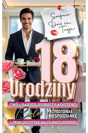Yeku Karnet Urodziny 18 2K Asystent Carlos
