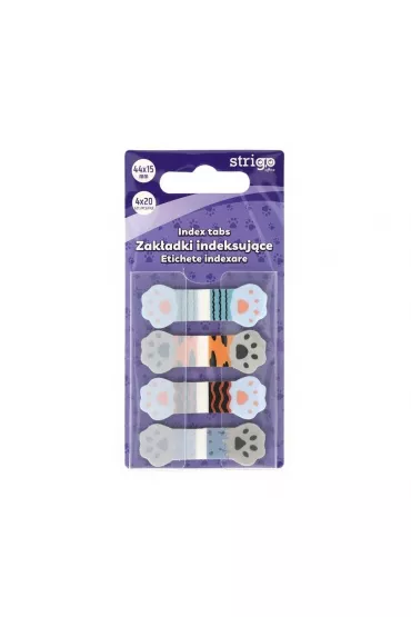Zakadki indeksujce apki 44x15mm 80 kartek