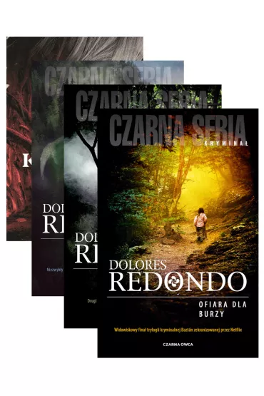 Pakiet Dolina Baztan. Tomy 1-4: Kszta�t serca, Niewidzialny stra�nik, �wiadectwo ko�ci, Ofiara dla burzy - Dolores Redondo