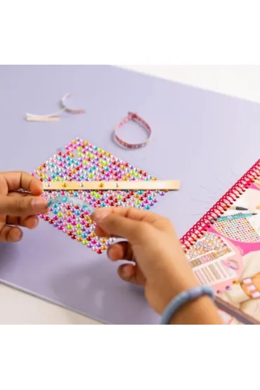 Kolorowanka DIY Bling Bling Top Model do robienia pier�cionk�w i bransoletek z naklejkami 13740A