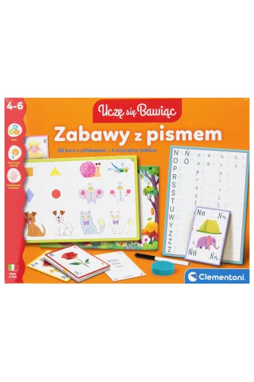 Zabawy z pisaniem 4-6l CLEMENTONI 50431  CLM