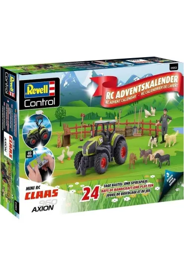 Kalendarz adwentowy RC Claas Axion Tractor 40MHz Carrera