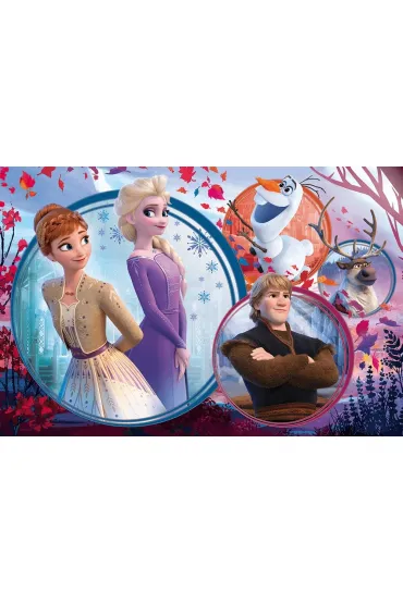 Puzzle 160 el. Siostrzana przygoda. Disney Frozen 2 Trefl