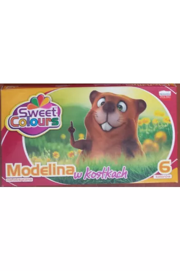 Koma-Plast Modelina w kostkach 6 szt.