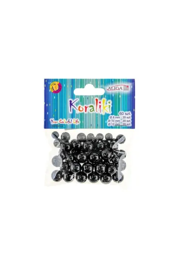 Aliga Koraliki plastikowe 60 szt