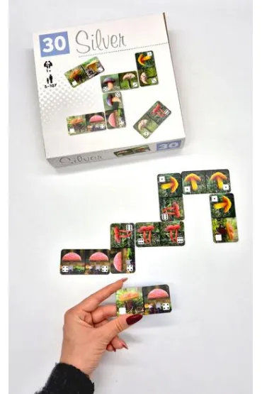 Domino grzyby Silver ALEX